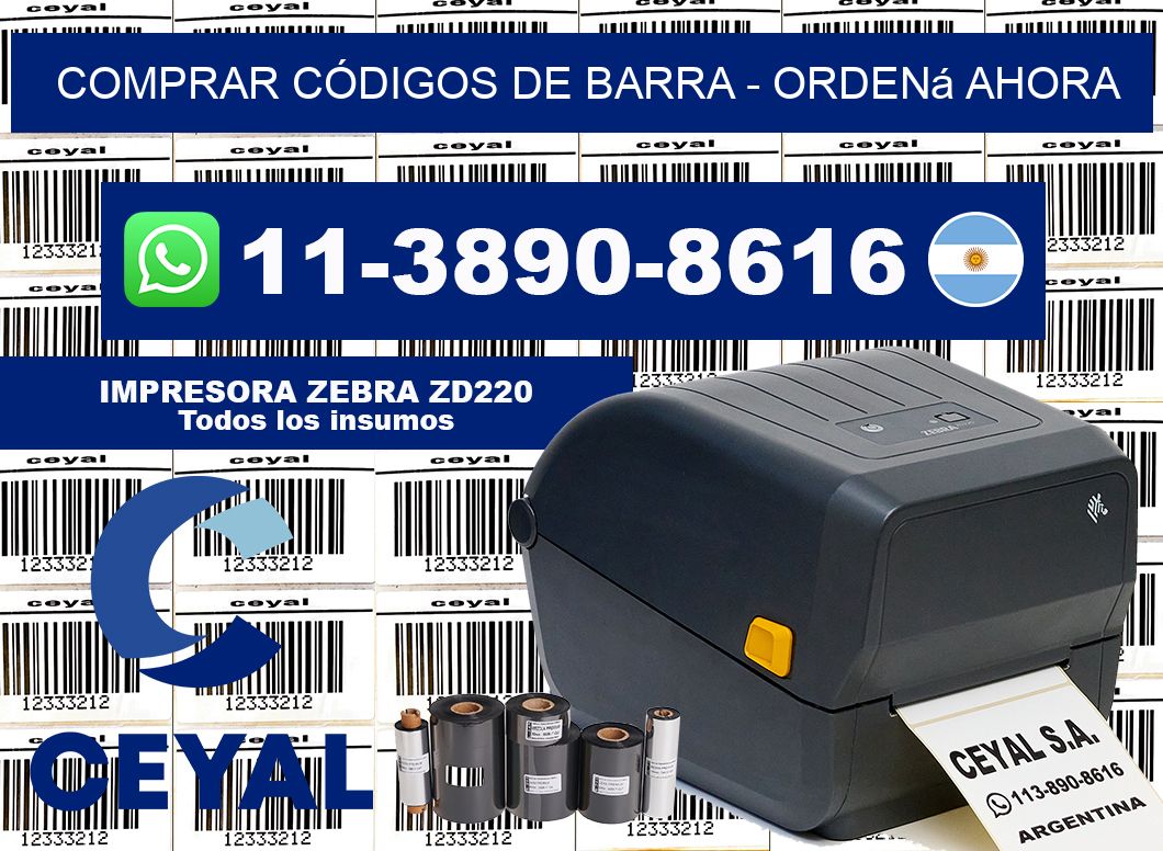 COMPRAR CÓDIGOS DE BARRA - Ordená ahora