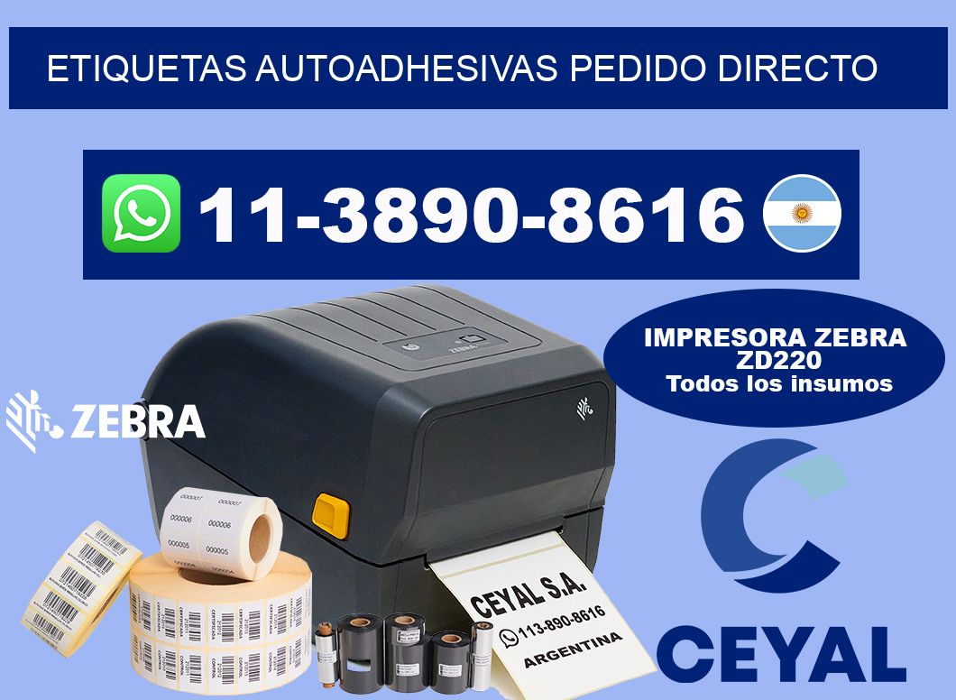 ETIQUETAS AUTOADHESIVAS Pedido directo
