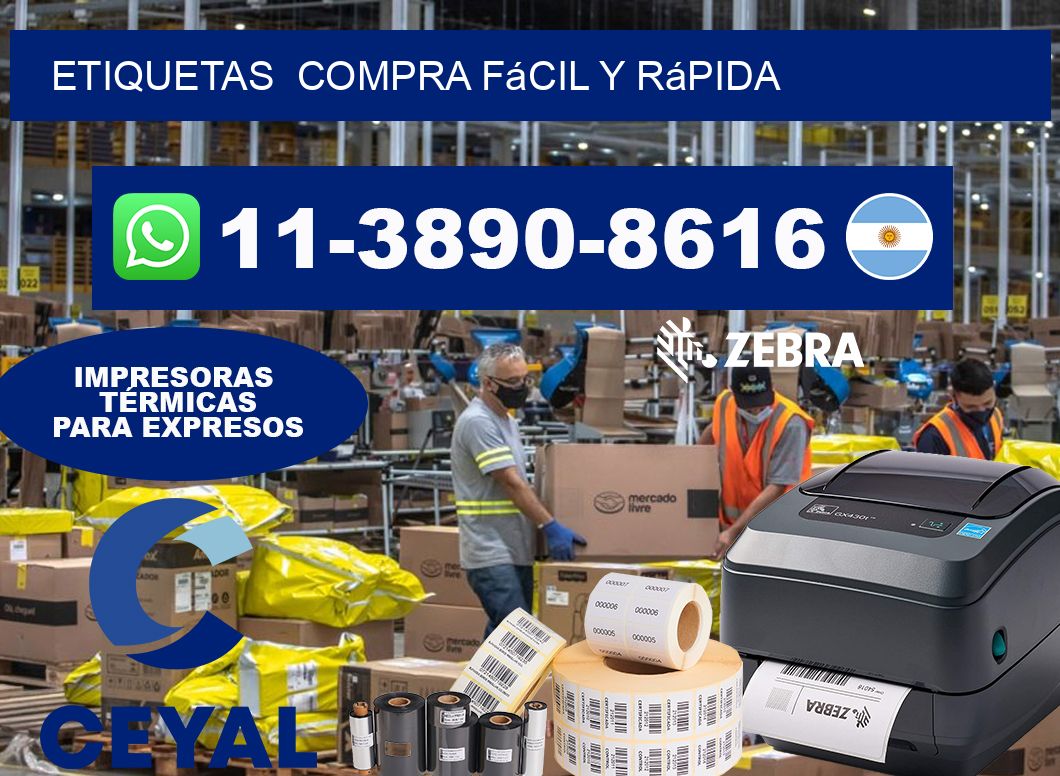 ETIQUETAS  Compra fácil y rápida