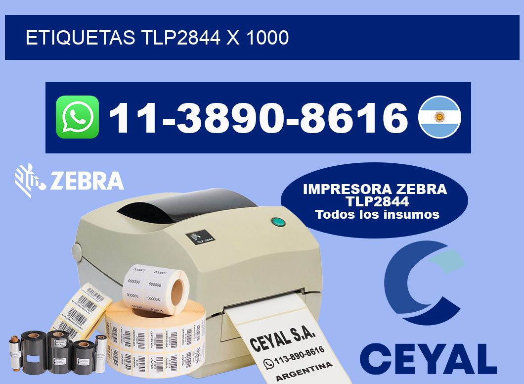 ETIQUETAS TLP2844 x 1000