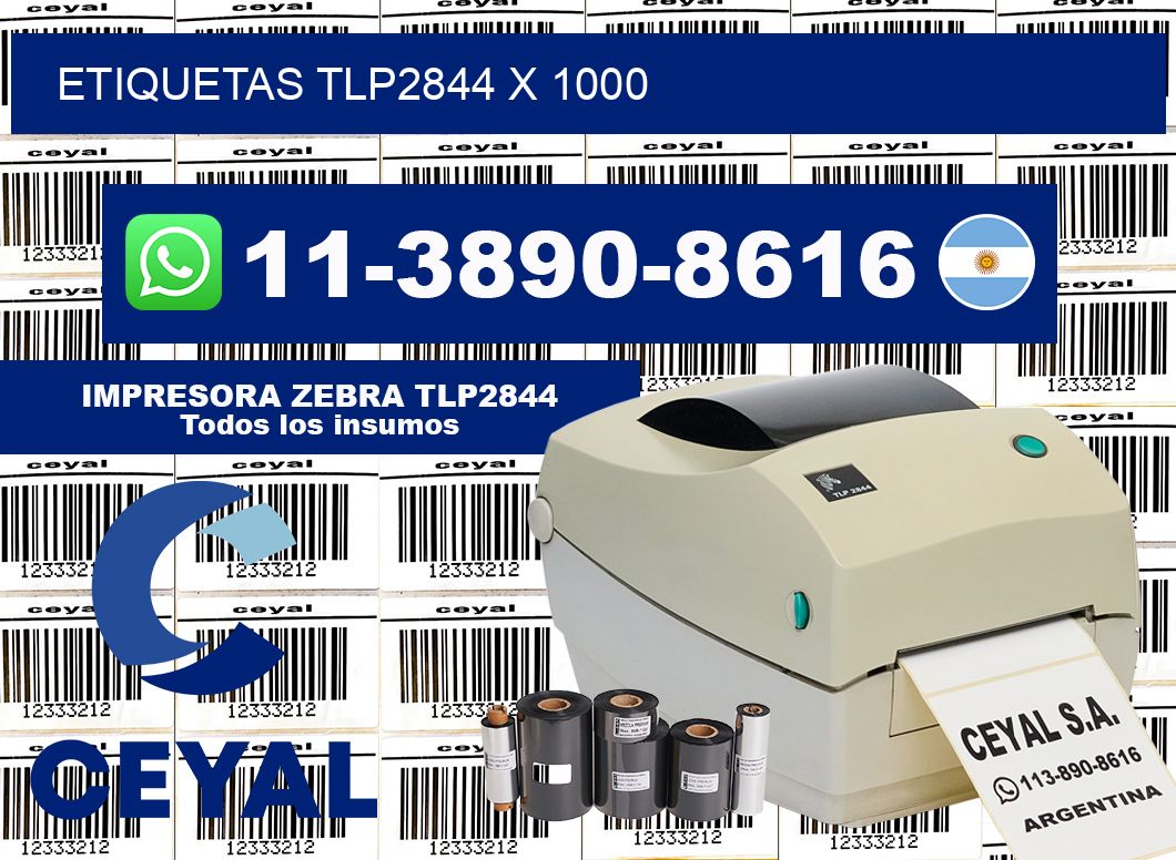 ETIQUETAS TLP2844 x 1000