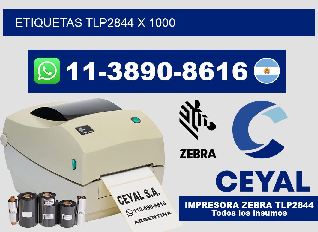 ETIQUETAS TLP2844 x 1000