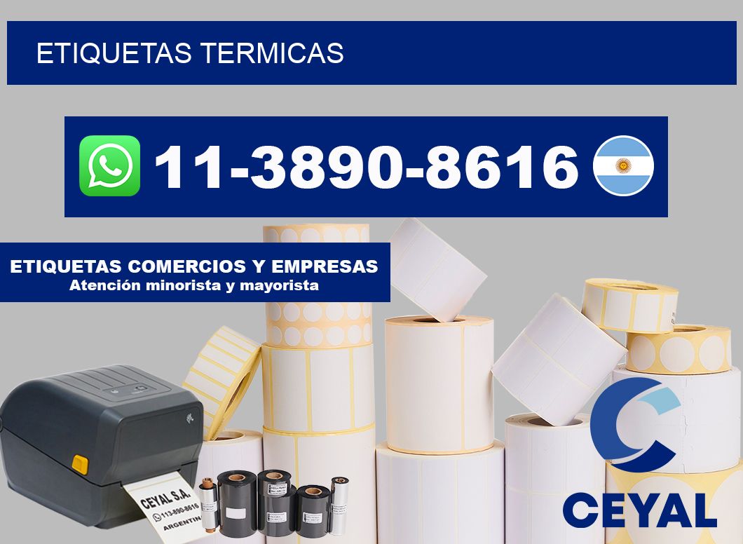 ETIQUETAS Termicas