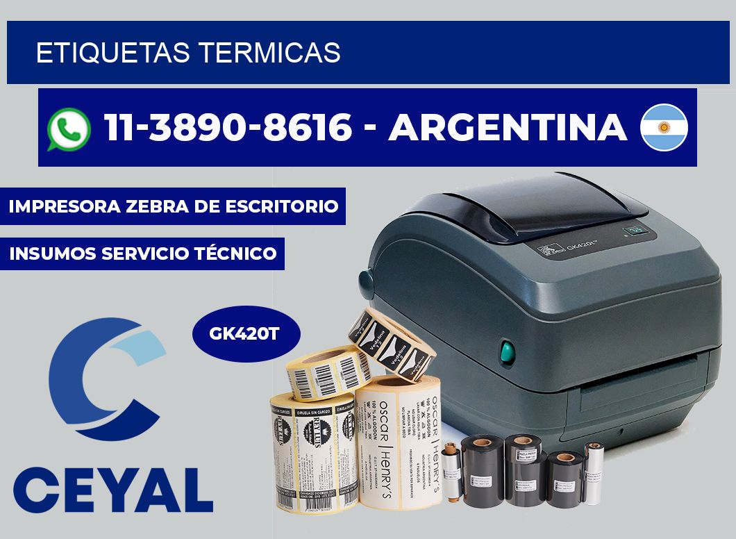 ETIQUETAS Termicas