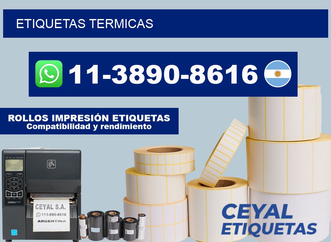 ETIQUETAS Termicas