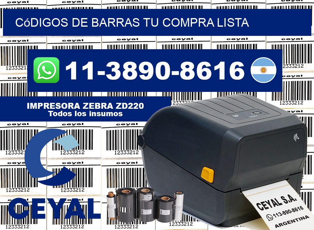 códigos de barras Tu compra lista