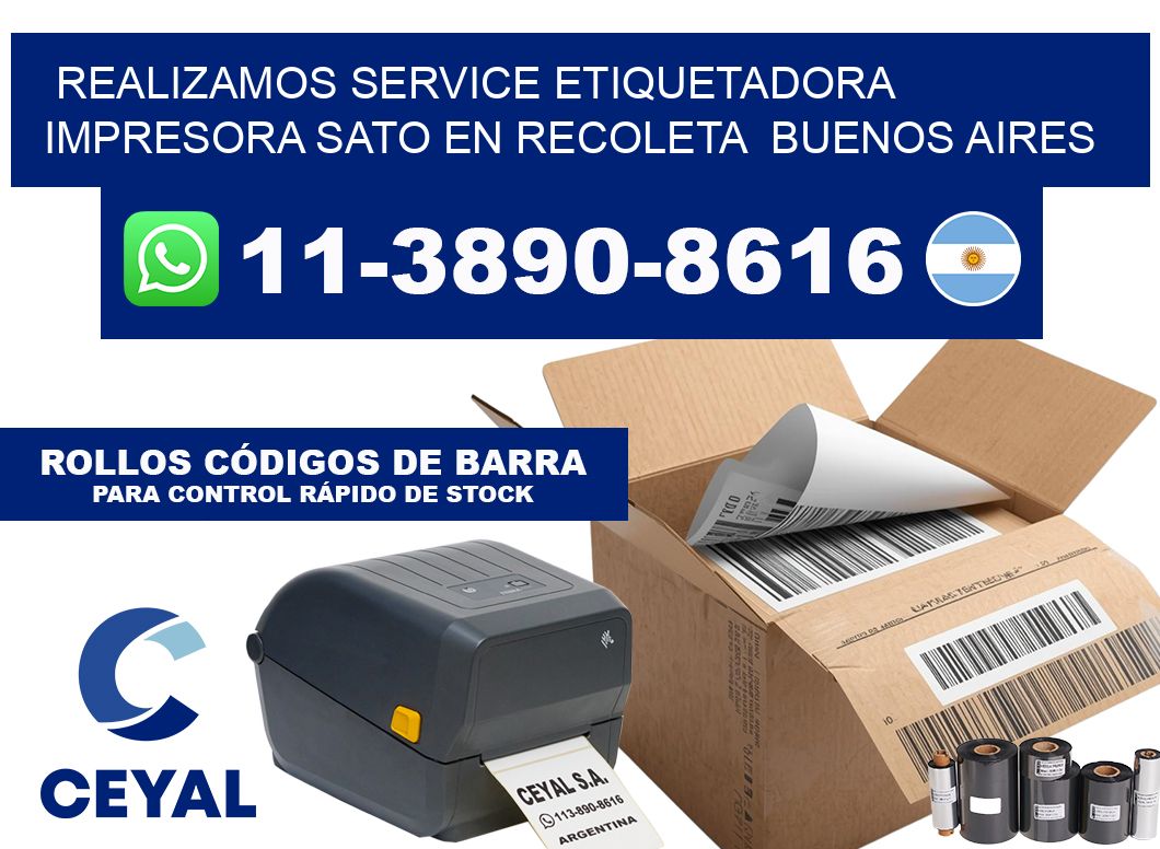 realizamos service etiquetadora impresora Sato en Recoleta  Buenos Aires