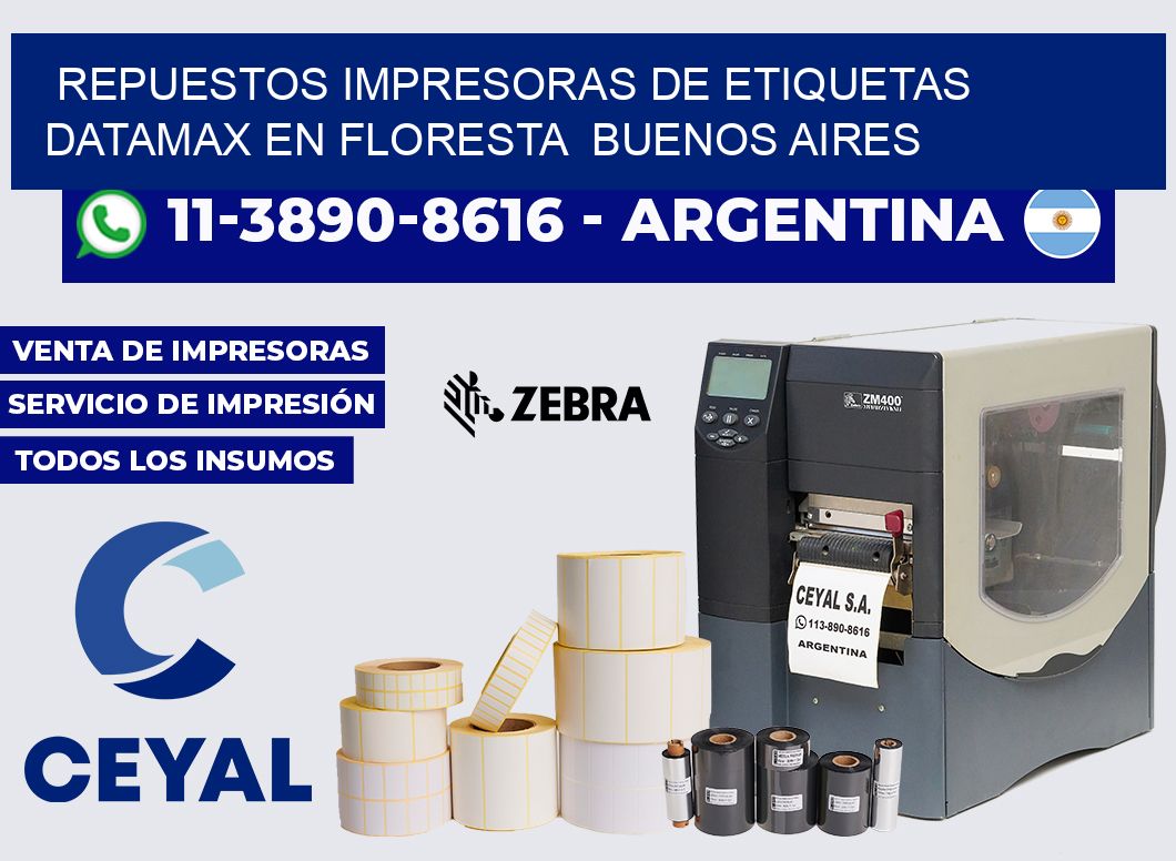 repuestos Impresoras de Etiquetas Datamax en Floresta  Buenos Aires