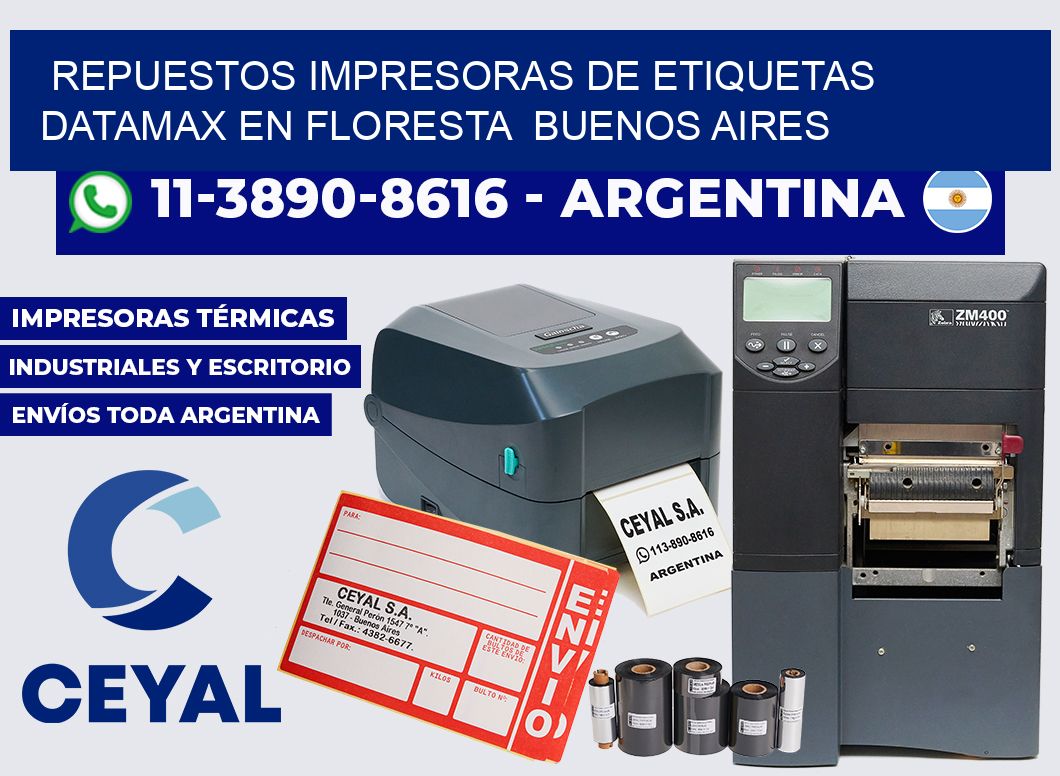 repuestos Impresoras de Etiquetas Datamax en Floresta  Buenos Aires