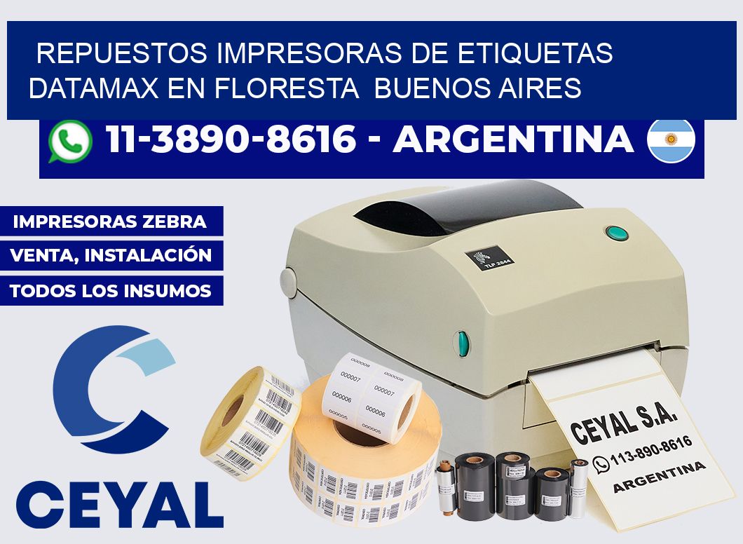 repuestos Impresoras de Etiquetas Datamax en Floresta  Buenos Aires