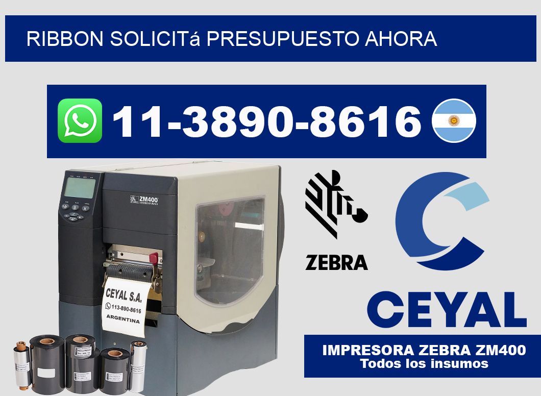 ribbon Solicitá presupuesto ahora