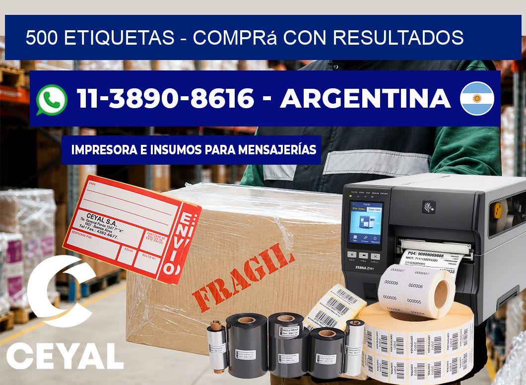 500 ETIQUETAS – Comprá con resultados