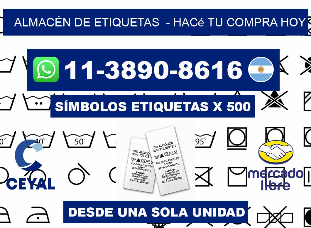 ALMACÉN DE ETIQUETAS  - Hacé tu compra hoy