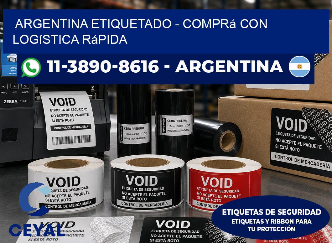 ARGENTINA ETIQUETADO - Comprá con logística rápida