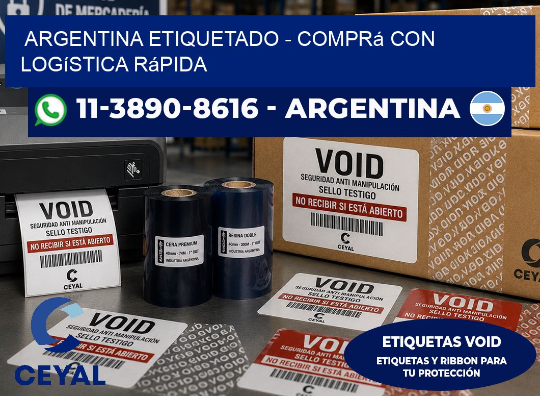 ARGENTINA ETIQUETADO – Comprá con logística rápida