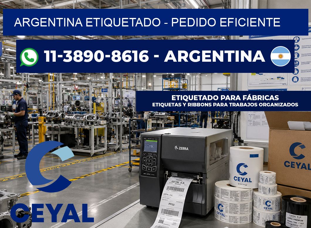 ARGENTINA ETIQUETADO - Pedido eficiente