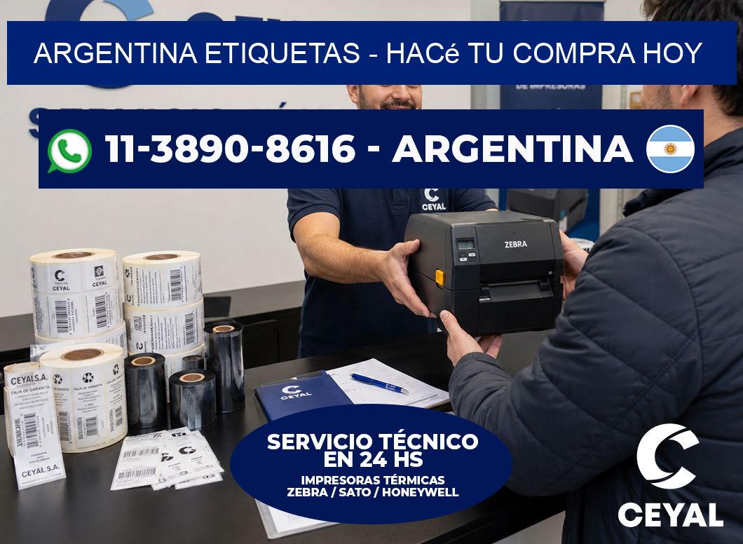 ARGENTINA ETIQUETAS - Hacé tu compra hoy