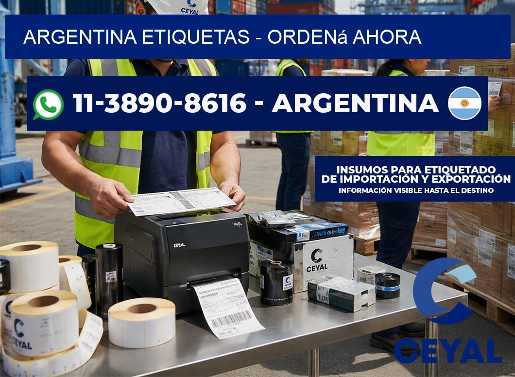 ARGENTINA ETIQUETAS - Ordená ahora