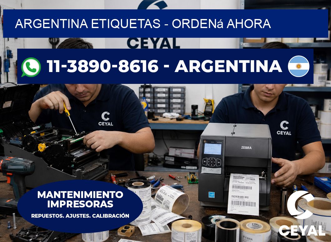 ARGENTINA ETIQUETAS - Ordená ahora