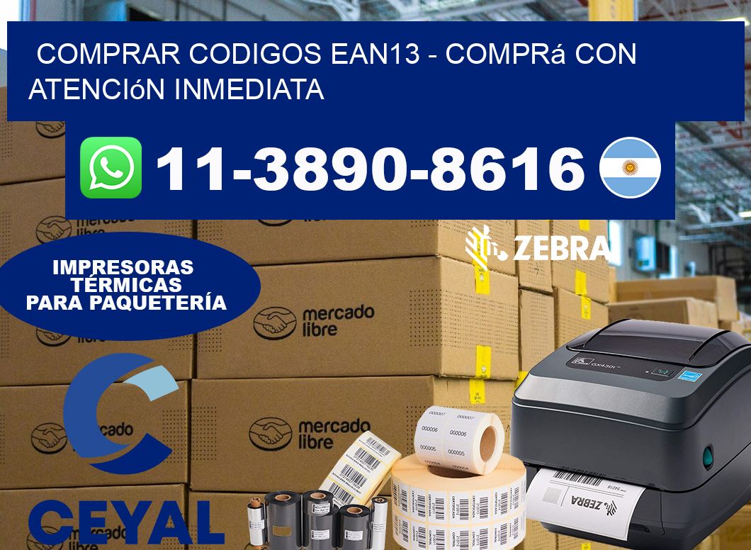 COMPRAR CODIGOS EAN13 – Comprá con atención inmediata