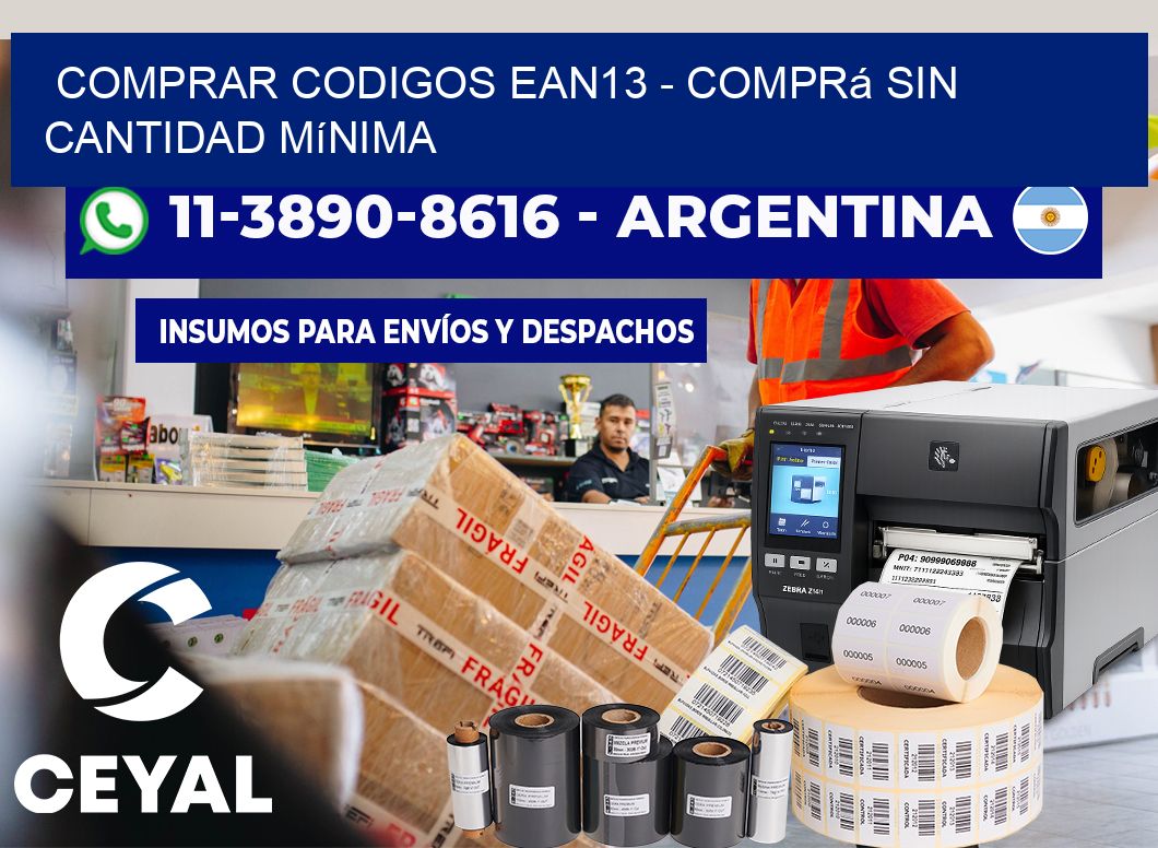 COMPRAR CODIGOS EAN13 - Comprá sin cantidad mínima