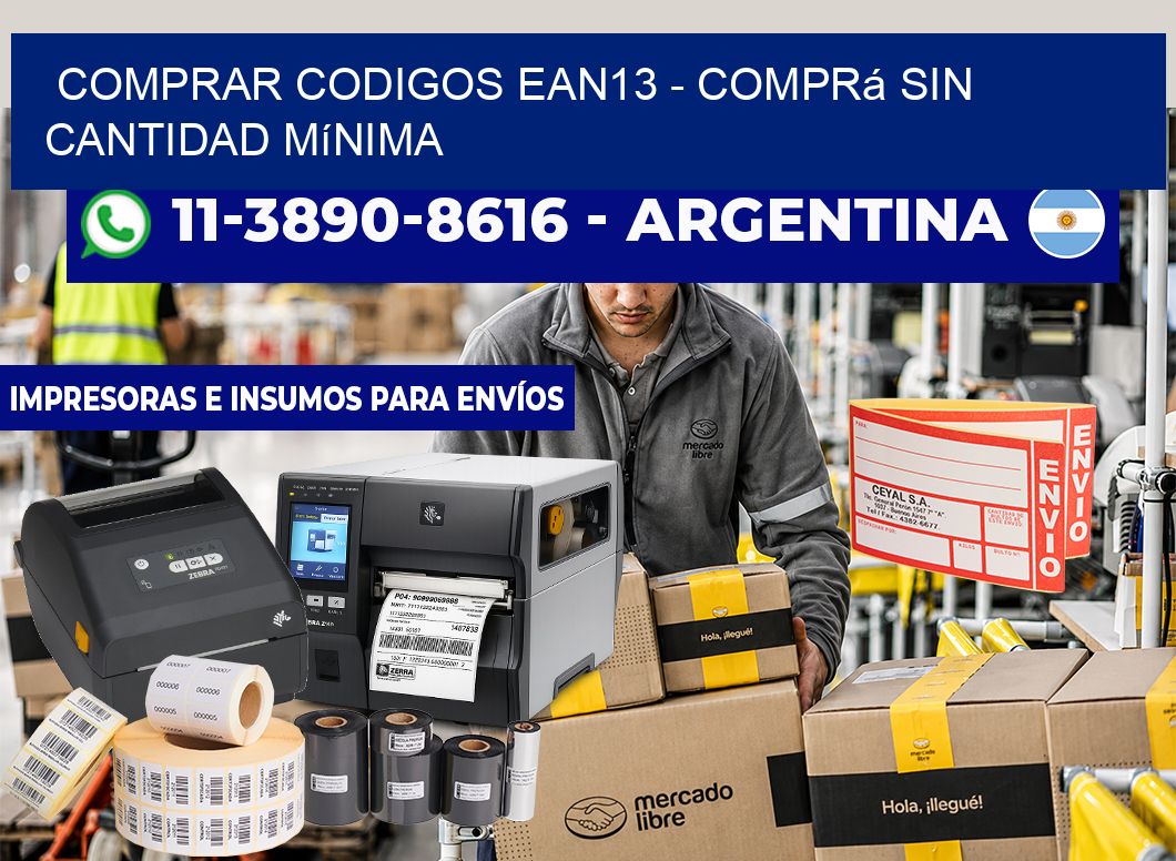 COMPRAR CODIGOS EAN13 - Comprá sin cantidad mínima