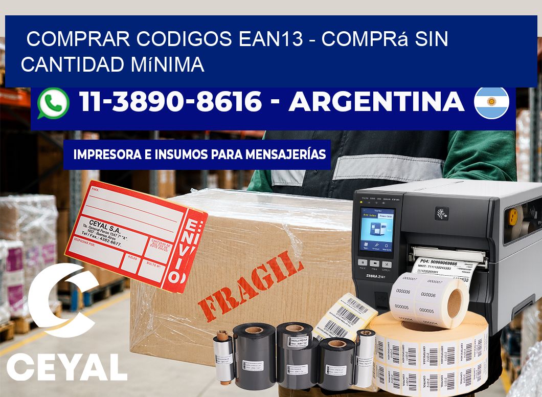 COMPRAR CODIGOS EAN13 - Comprá sin cantidad mínima