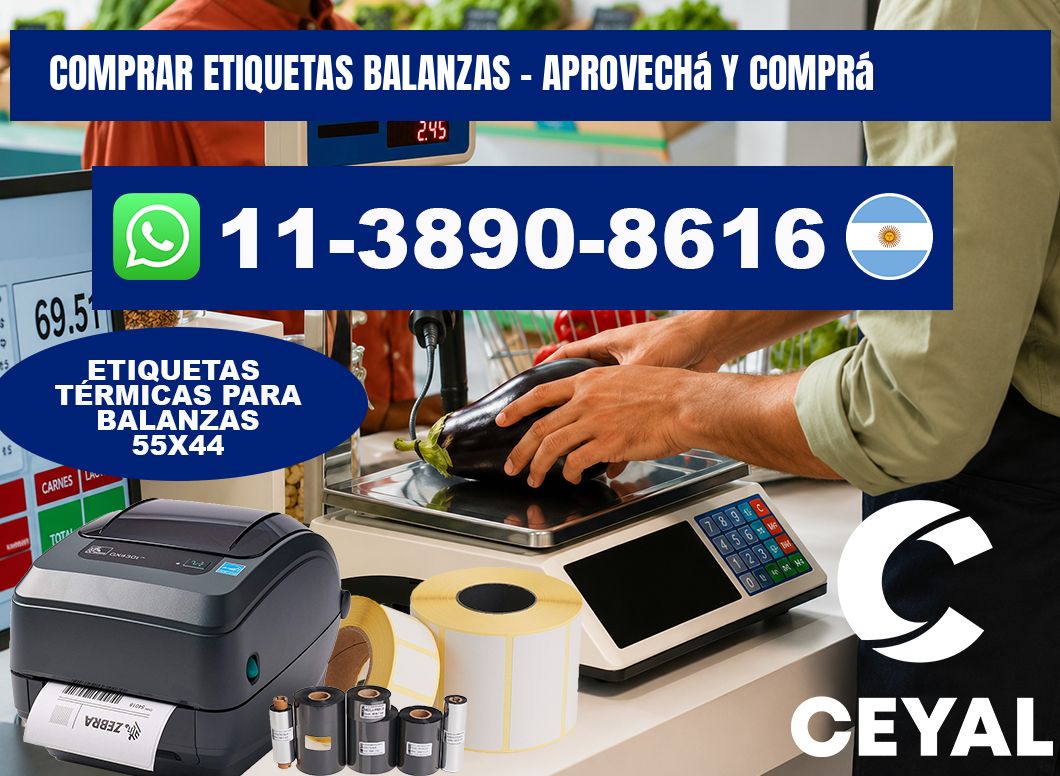 COMPRAR ETIQUETAS BALANZAS - Aprovechá y comprá