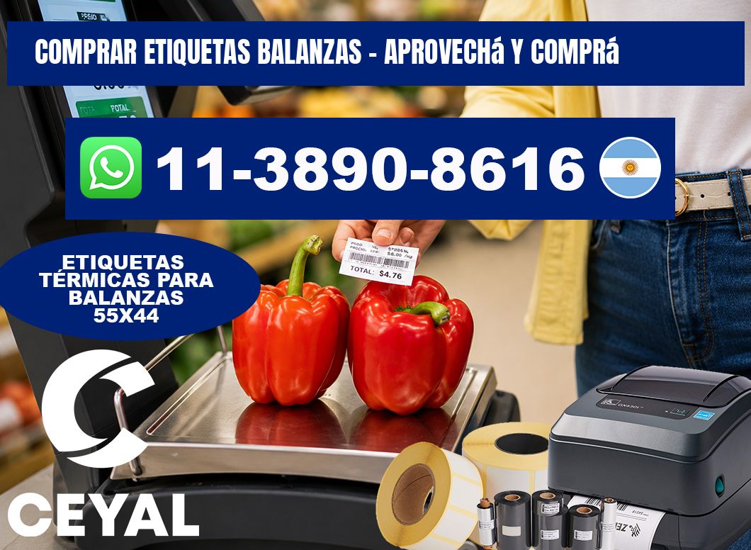 COMPRAR ETIQUETAS BALANZAS - Aprovechá y comprá