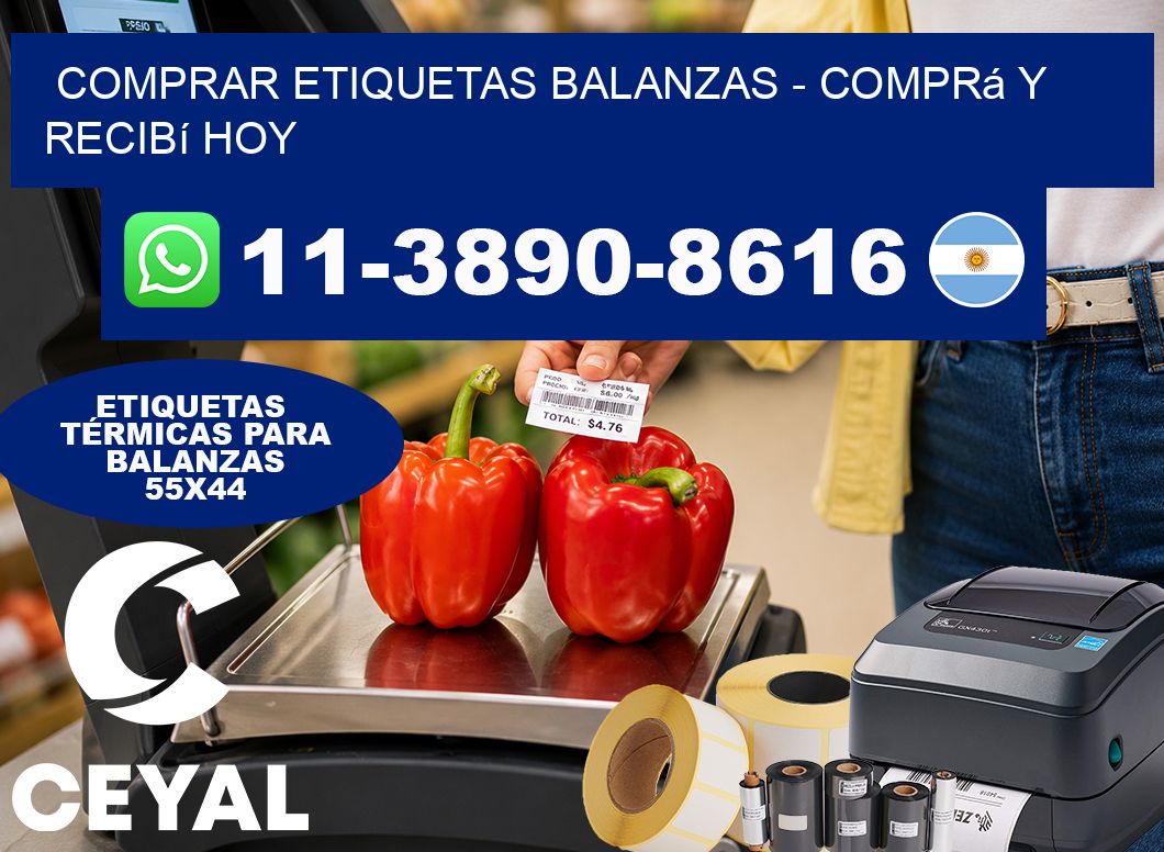 COMPRAR ETIQUETAS BALANZAS - Comprá y recibí hoy