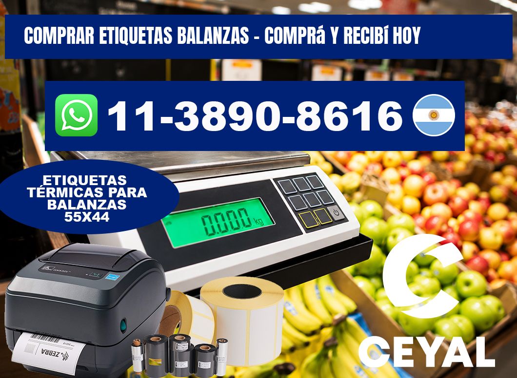 COMPRAR ETIQUETAS BALANZAS - Comprá y recibí hoy