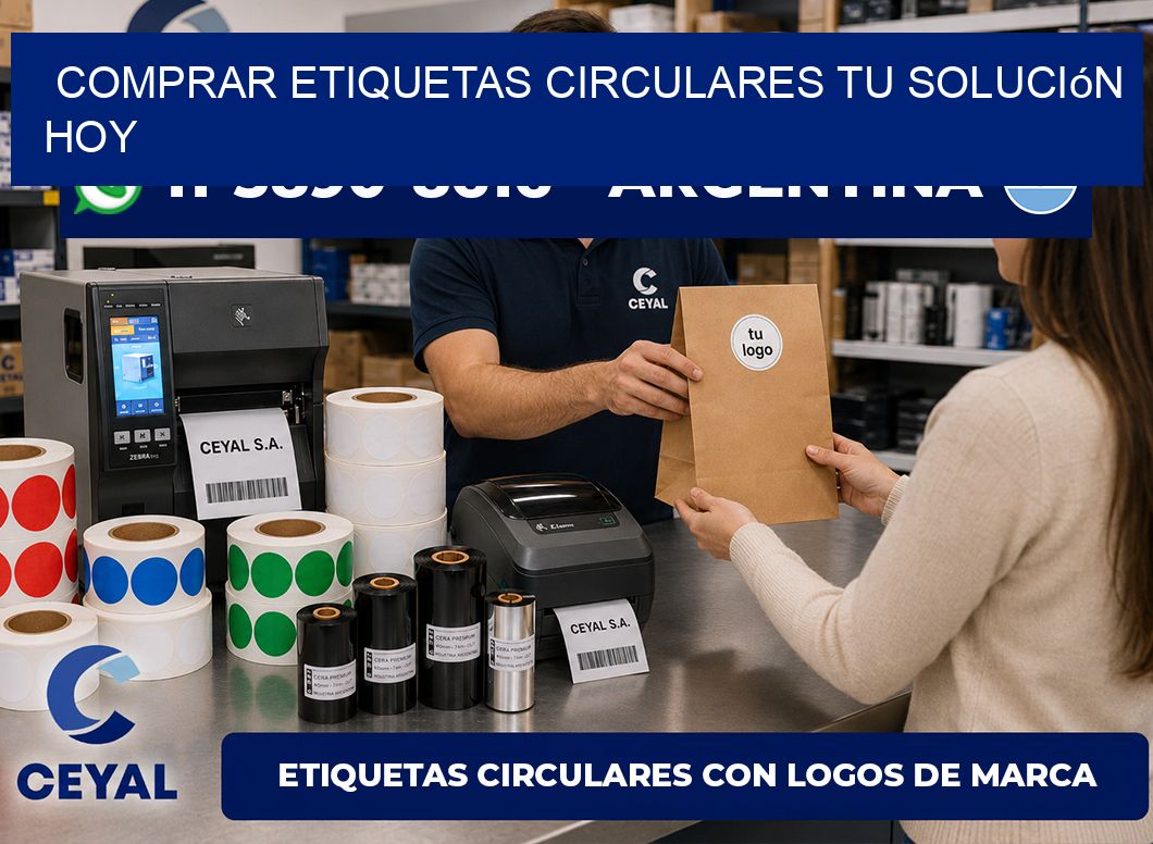 COMPRAR ETIQUETAS CIRCULARES Tu solución hoy