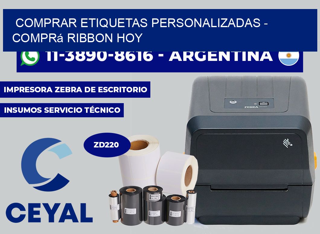 COMPRAR ETIQUETAS PERSONALIZADAS - Comprá ribbon hoy