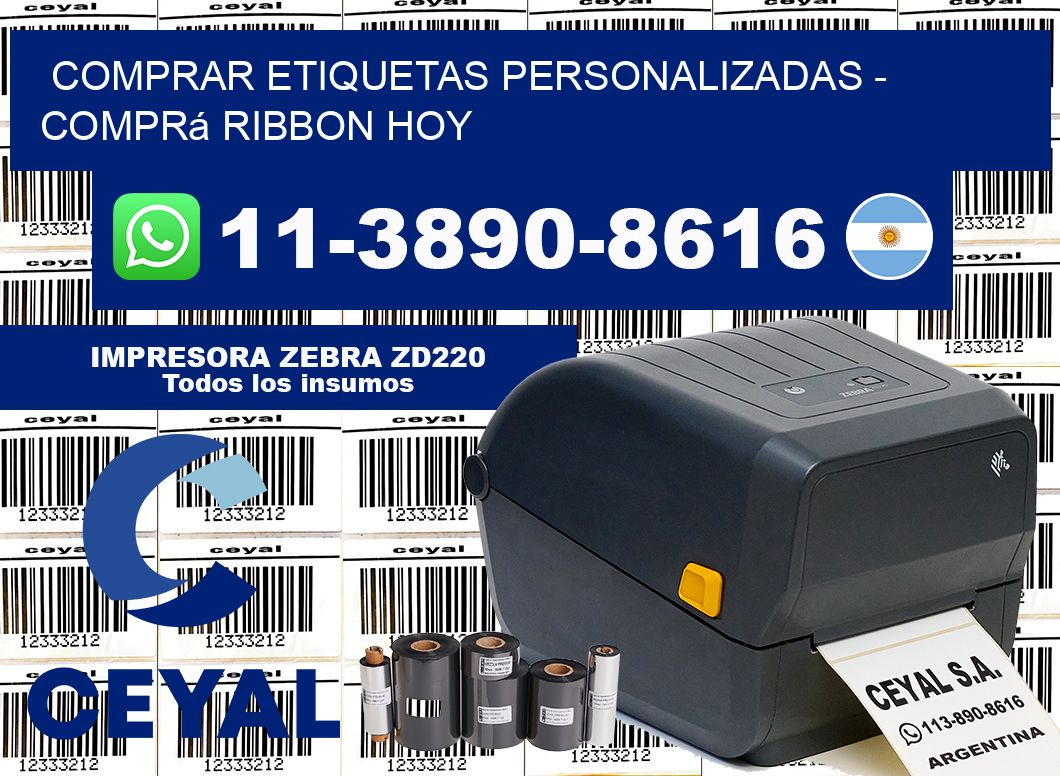 COMPRAR ETIQUETAS PERSONALIZADAS - Comprá ribbon hoy