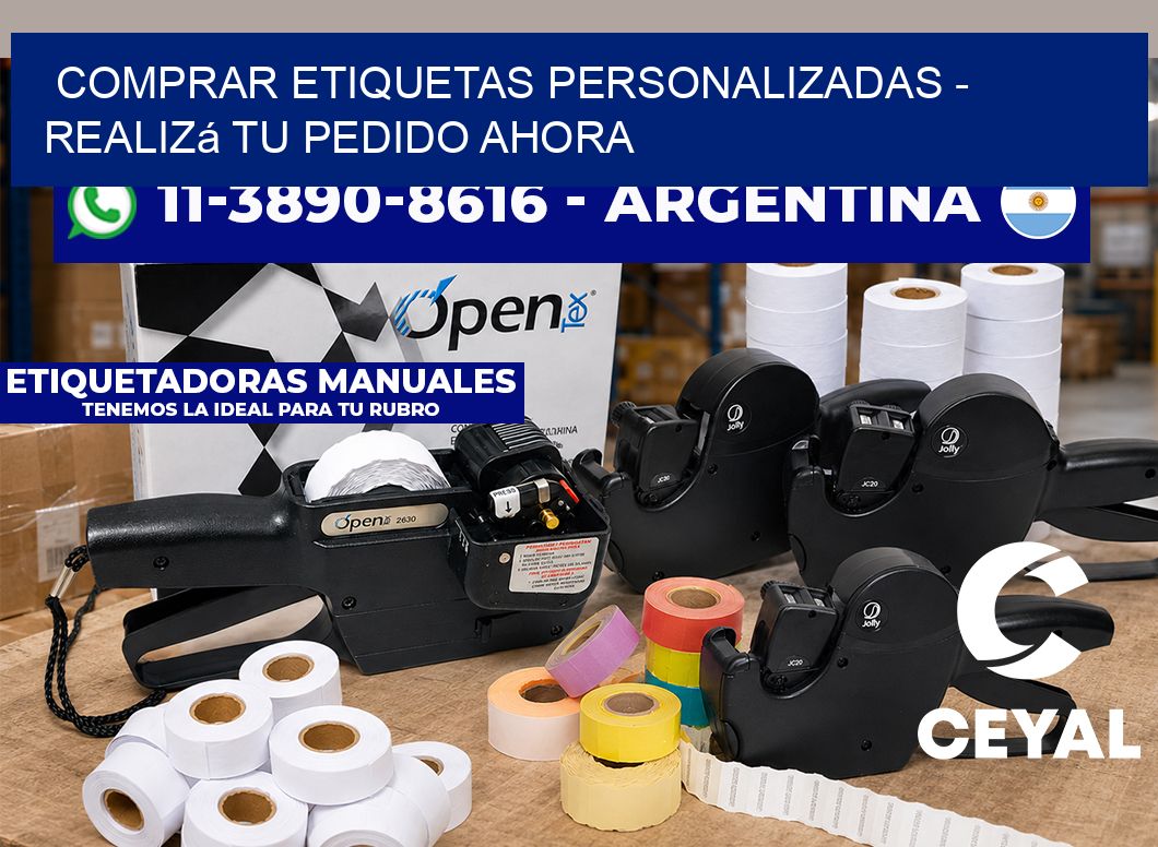 COMPRAR ETIQUETAS PERSONALIZADAS - Realizá tu pedido ahora