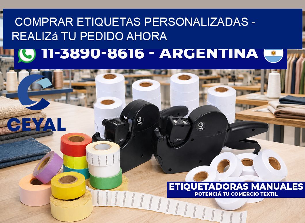 COMPRAR ETIQUETAS PERSONALIZADAS - Realizá tu pedido ahora