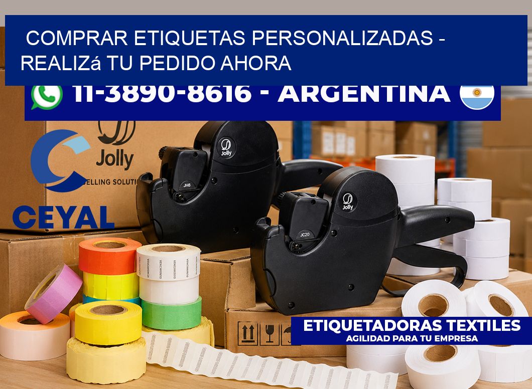 COMPRAR ETIQUETAS PERSONALIZADAS - Realizá tu pedido ahora