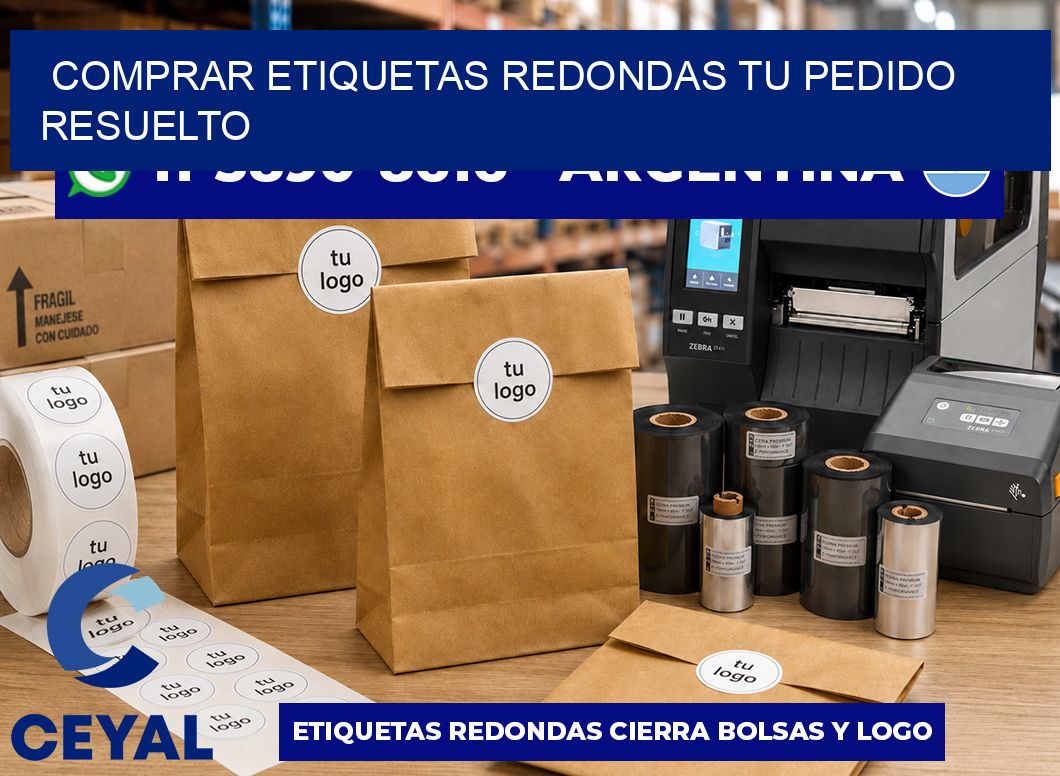 COMPRAR ETIQUETAS REDONDAS Tu pedido resuelto