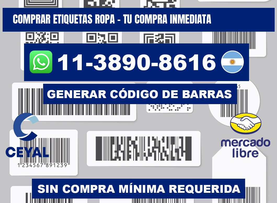 COMPRAR ETIQUETAS ROPA - Tu compra inmediata