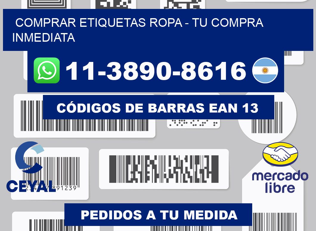 COMPRAR ETIQUETAS ROPA - Tu compra inmediata