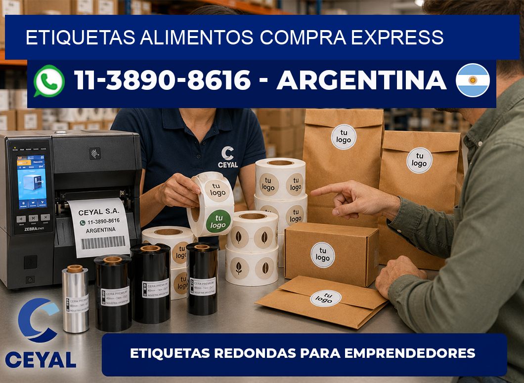 ETIQUETAS ALIMENTOS Compra express