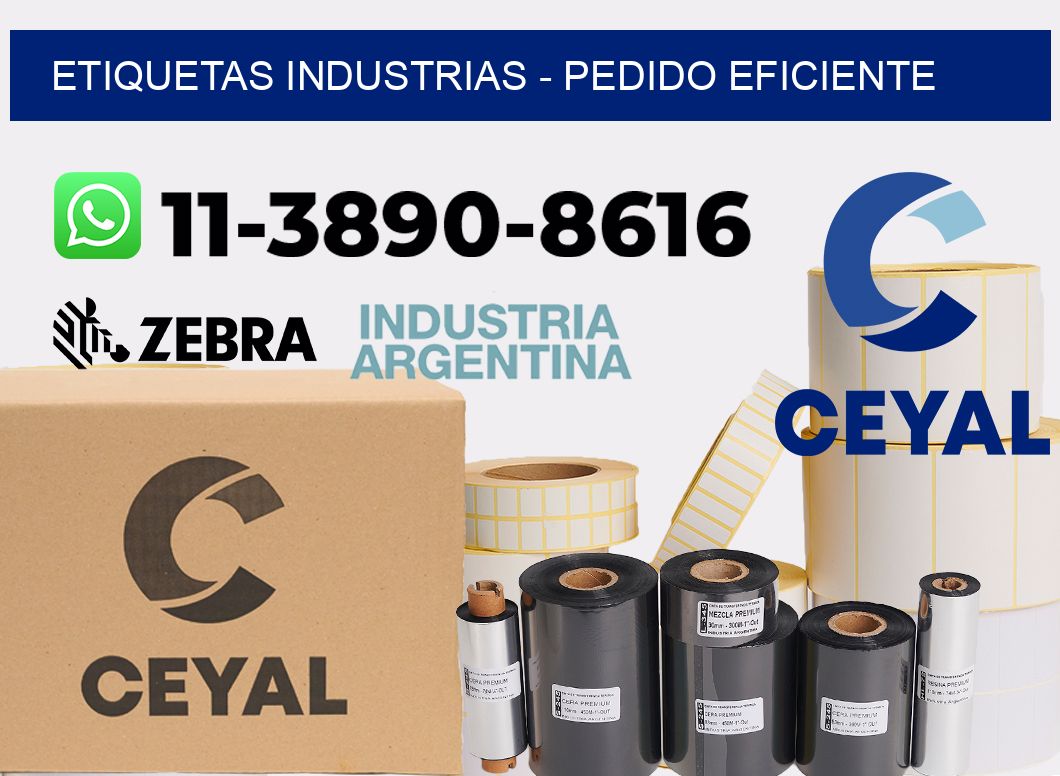 ETIQUETAS INDUSTRIAS - Pedido eficiente