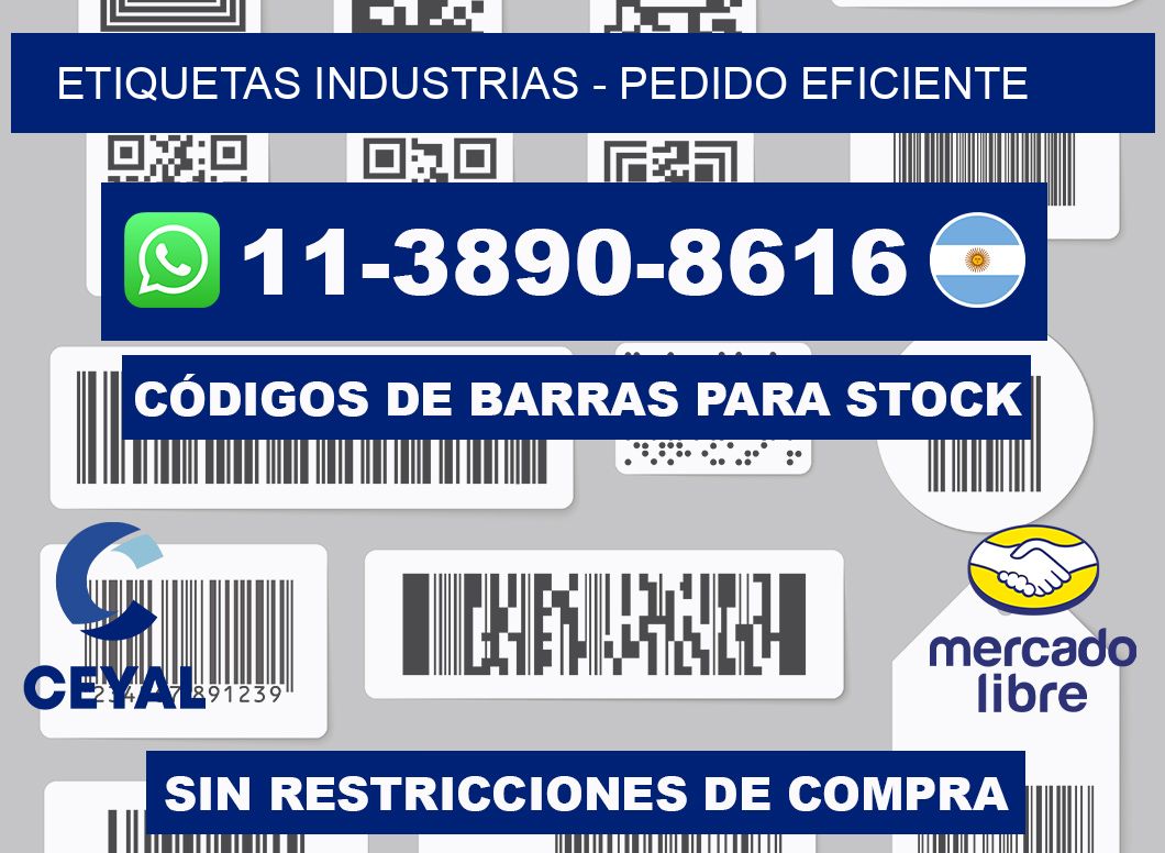ETIQUETAS INDUSTRIAS - Pedido eficiente