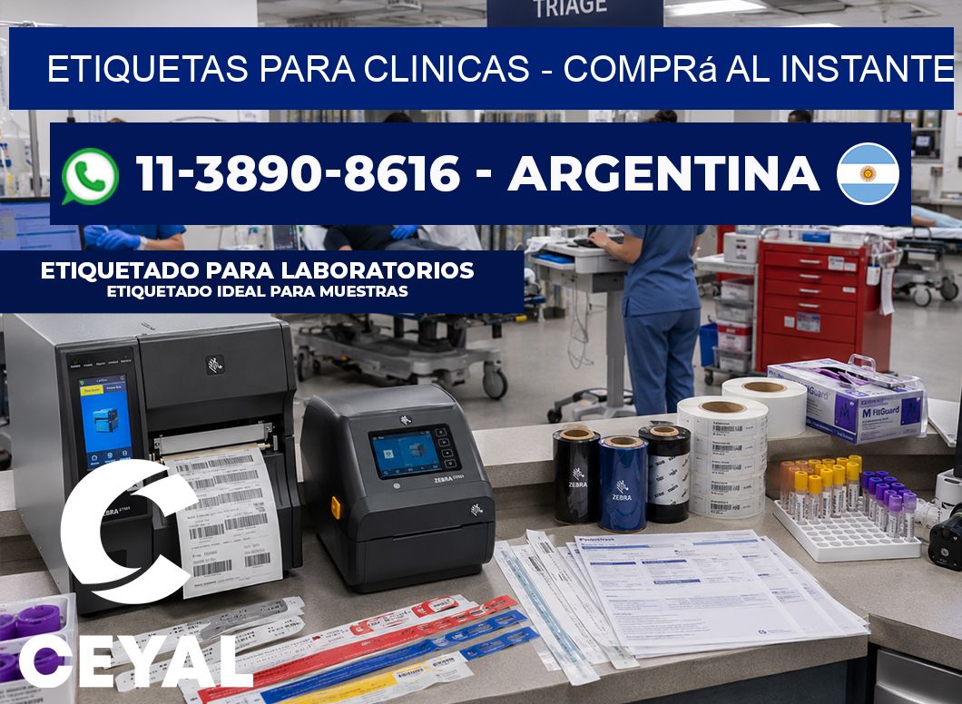 ETIQUETAS PARA CLINICAS - Comprá al instante