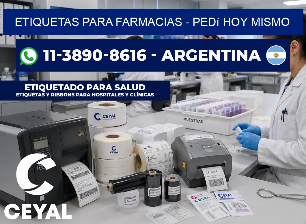 ETIQUETAS PARA FARMACIAS - Pedí hoy mismo