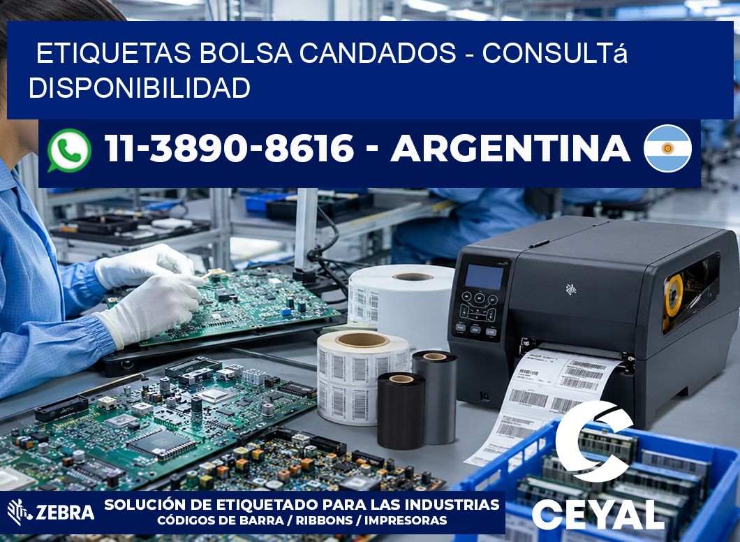 Etiquetas Bolsa candados - Consultá disponibilidad