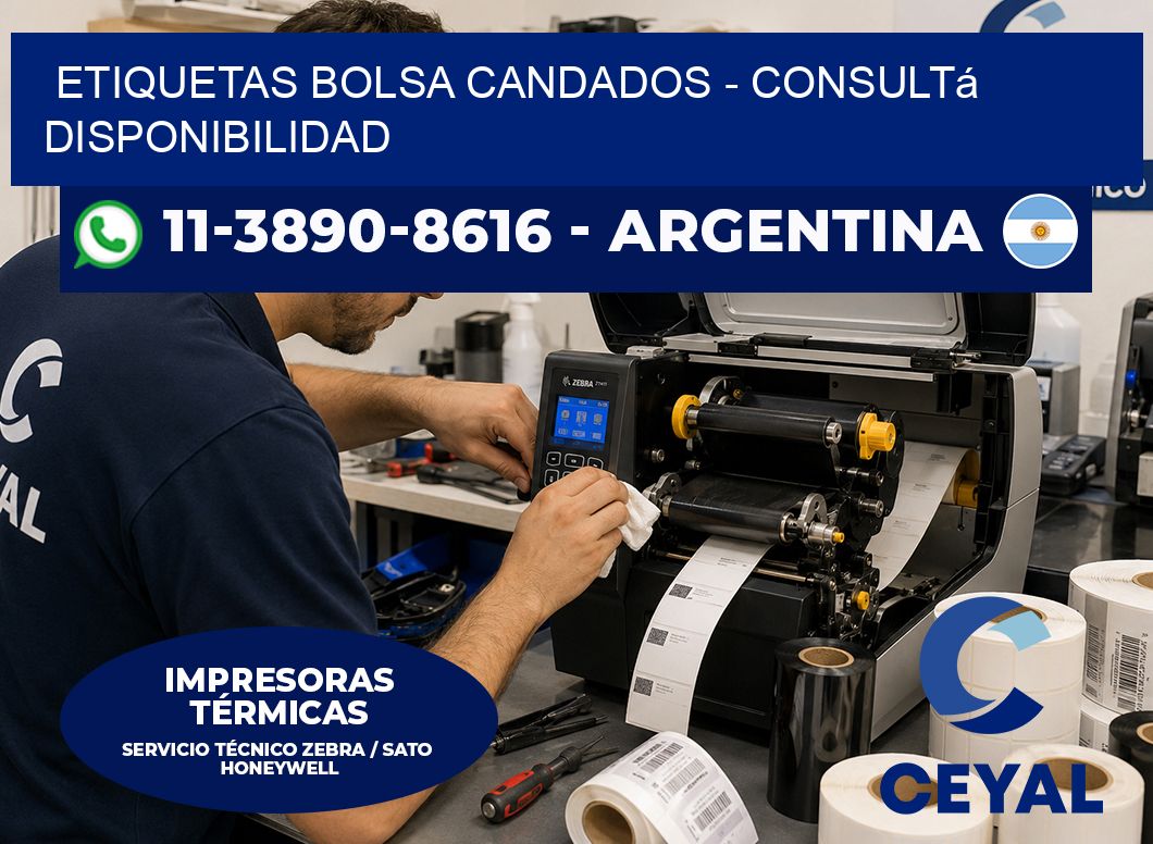 Etiquetas Bolsa candados - Consultá disponibilidad