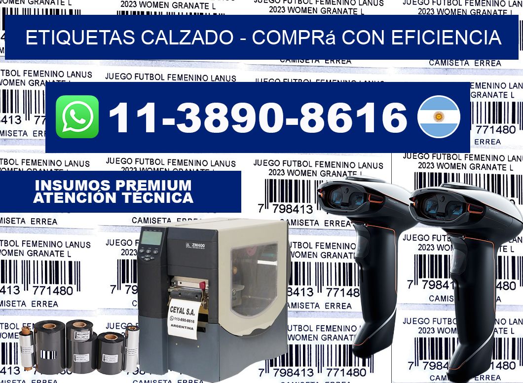 Etiquetas Calzado - Comprá con eficiencia