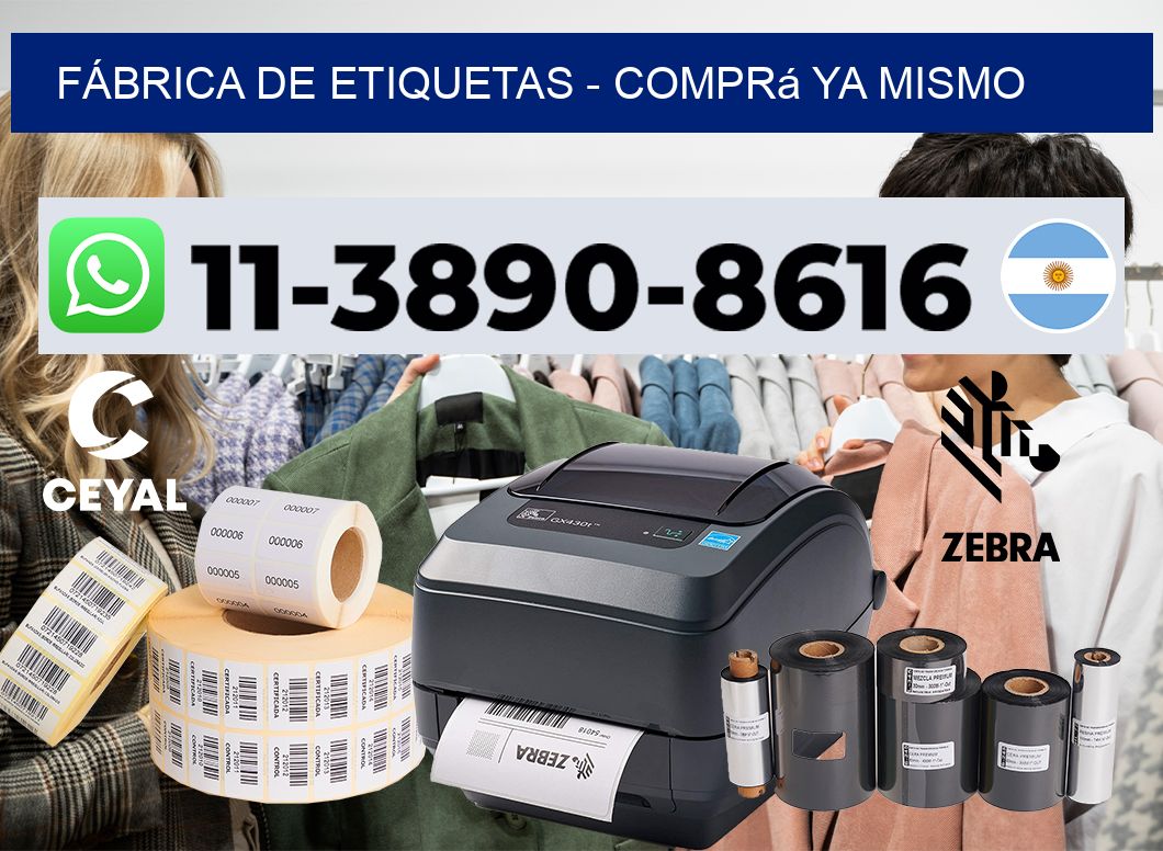 FÁBRICA DE ETIQUETAS - Comprá ya mismo