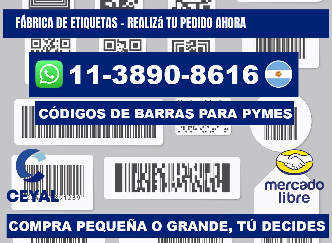 FÁBRICA DE ETIQUETAS - Realizá tu pedido ahora